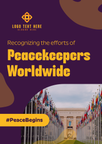 International Day of United Nations Peacekeepers Flyer Image Preview