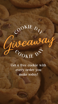 Cookie Giveaway Treats Facebook Story Design
