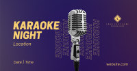 Karaoke Night Gradient Facebook ad Image Preview