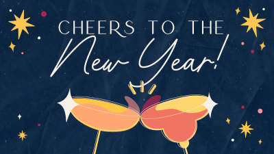 Rustic New Year Greeting Facebook event cover Image Preview