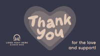 Cute Thank You Facebook event cover Image Preview