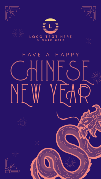 Majestic Chinese New Year Facebook Story Design