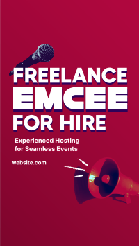 Freelance Emcee Hiring YouTube Short Preview