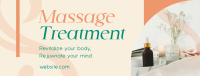Simple Massage Treatment Facebook Cover Design