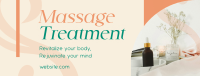 Simple Massage Treatment Facebook cover Image Preview