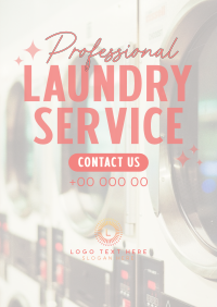 Professional Laundry Service Flyer Image Preview