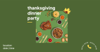 Thanksgiving Dinner Party Facebook Ad Design