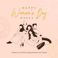 Strong Women Instagram Post Design