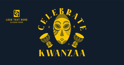 Kwanzaa African Mask  Facebook ad Image Preview