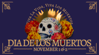 Elegant Dia De Muertos Animation Preview