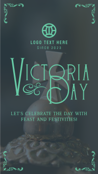 Victoria Day Celebration Elegant Facebook Story Design
