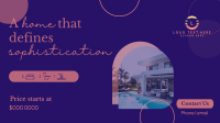 Sophisticated Home Facebook Event Cover Design