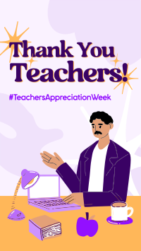 Teacher Appreciation Week TikTok video Image Preview