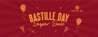 Celebrate Bastille Day Facebook cover Image Preview