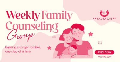 Weekly Family Counseling Facebook ad Image Preview