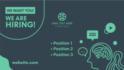 Creative Team Hiring Facebook event cover Image Preview