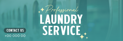 Professional Laundry Service Twitter header (cover) Image Preview