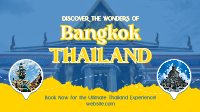 Thailand Travel Tour Facebook event cover Image Preview