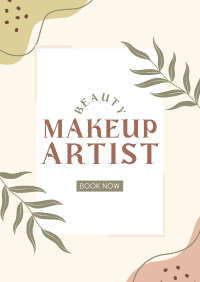 Book a Makeup Artist Flyer Design