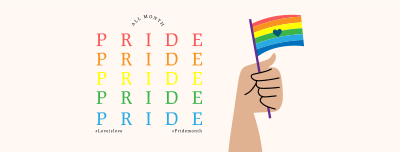 Pride Flag Facebook cover Image Preview