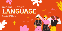 Celebrate Mother Language Day Twitter Post Image Preview