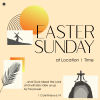 Modern Easter Holy Week Instagram post Image Preview