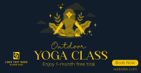 Outdoor Yoga Class Facebook Ad Preview