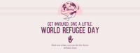 World Refugee Day Dove Facebook Cover Design