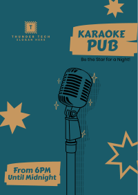 Karaoke Pub Poster Image Preview