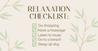 Nature Relaxation List Facebook Ad Design