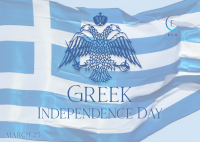 Traditional Greek Independence Day Postcard Image Preview