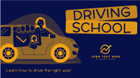 Best Driving School Facebook Event Cover Design
