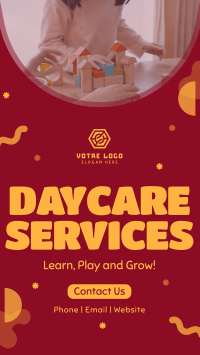 Learn and Grow in Daycare Instagram story Image Preview