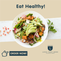 Eat Healthy Salad Instagram post Image Preview