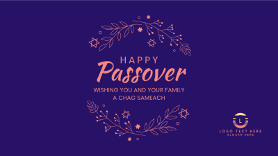 Passover Leaves Facebook event cover Image Preview