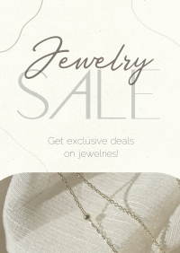 Clean Minimalist Jewelry Sale Flyer Image Preview