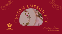Embroidery Order Facebook Event Cover Design