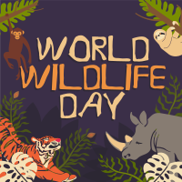 Rustic World Wildlife Day Instagram post Image Preview