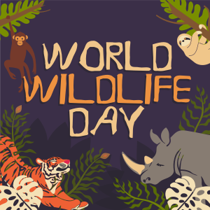 Rustic World Wildlife Day Instagram post Image Preview