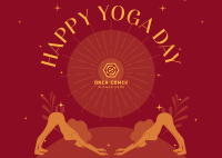 Mystical Yoga Postcard Image Preview