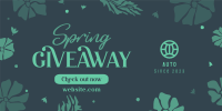 Spring Giveaway Flowers Twitter post Image Preview