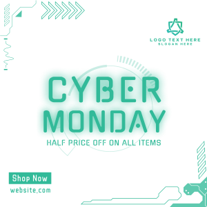 Virtual Monday Shopping  Instagram post Image Preview