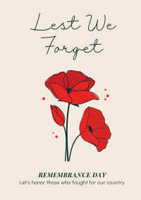 Lest We Forget Letterhead | BrandCrowd Letterhead Maker