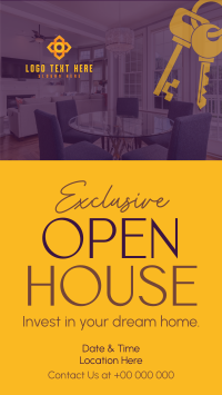 Elegant Open House YouTube short Image Preview