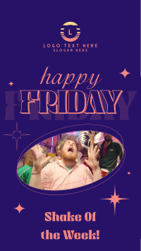 Happy Friday Facebook Story Design