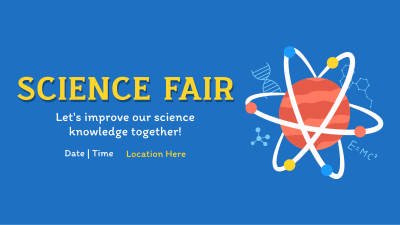 Science Fair Event Facebook event cover Image Preview