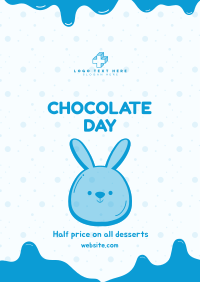Chocolate Bunny Poster Design