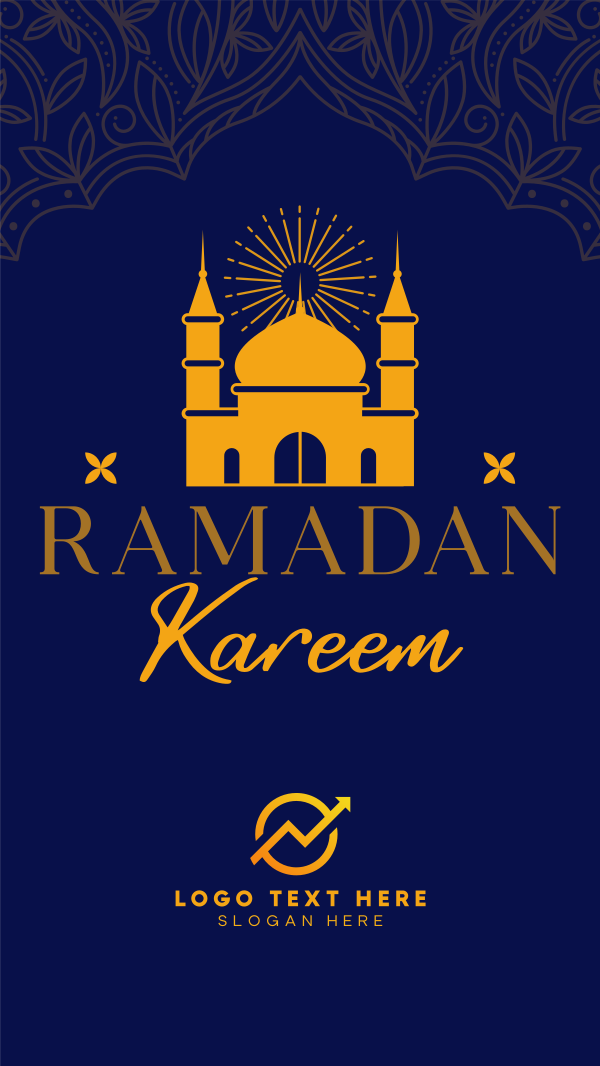 Blessed Ramadan Instagram Story Design Image Preview