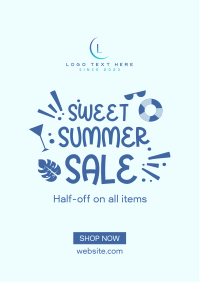 Sweet Summer Sale Flyer Design