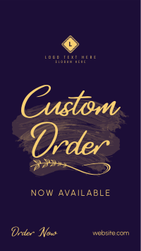 Brush Custom Order TikTok video Image Preview